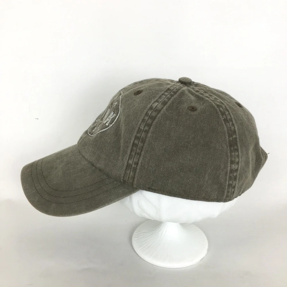 Y2K PINK Victoria's Secret Women’s Baseball Hat Cap Olive Green Strapback